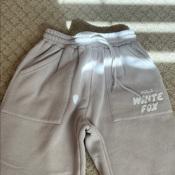 White Fox Boutique Light Gray Lounge Set - Picture 2 of 3